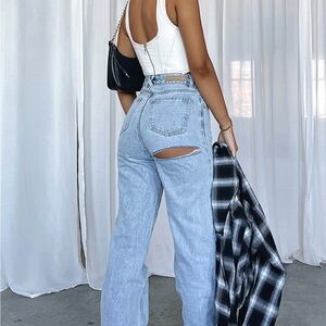 Stylish Light Blue Women's Jeans